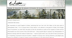 Desktop Screenshot of edlevineartwork.com